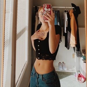 Black pacsun top super